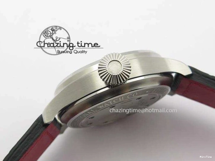 MIROTIME 0220 RelaxedFit Big Pilot Real PR IW500435 “Muhammad Ali” ZF Best Edition On Black Leather Strap A 7295